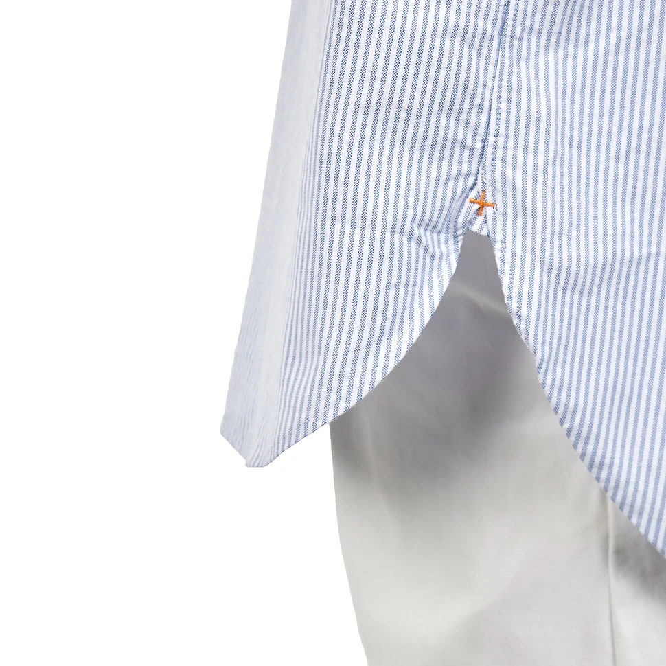 Beams Plus - B.D. Classic-Fit Burnout Dot Candy Stripe