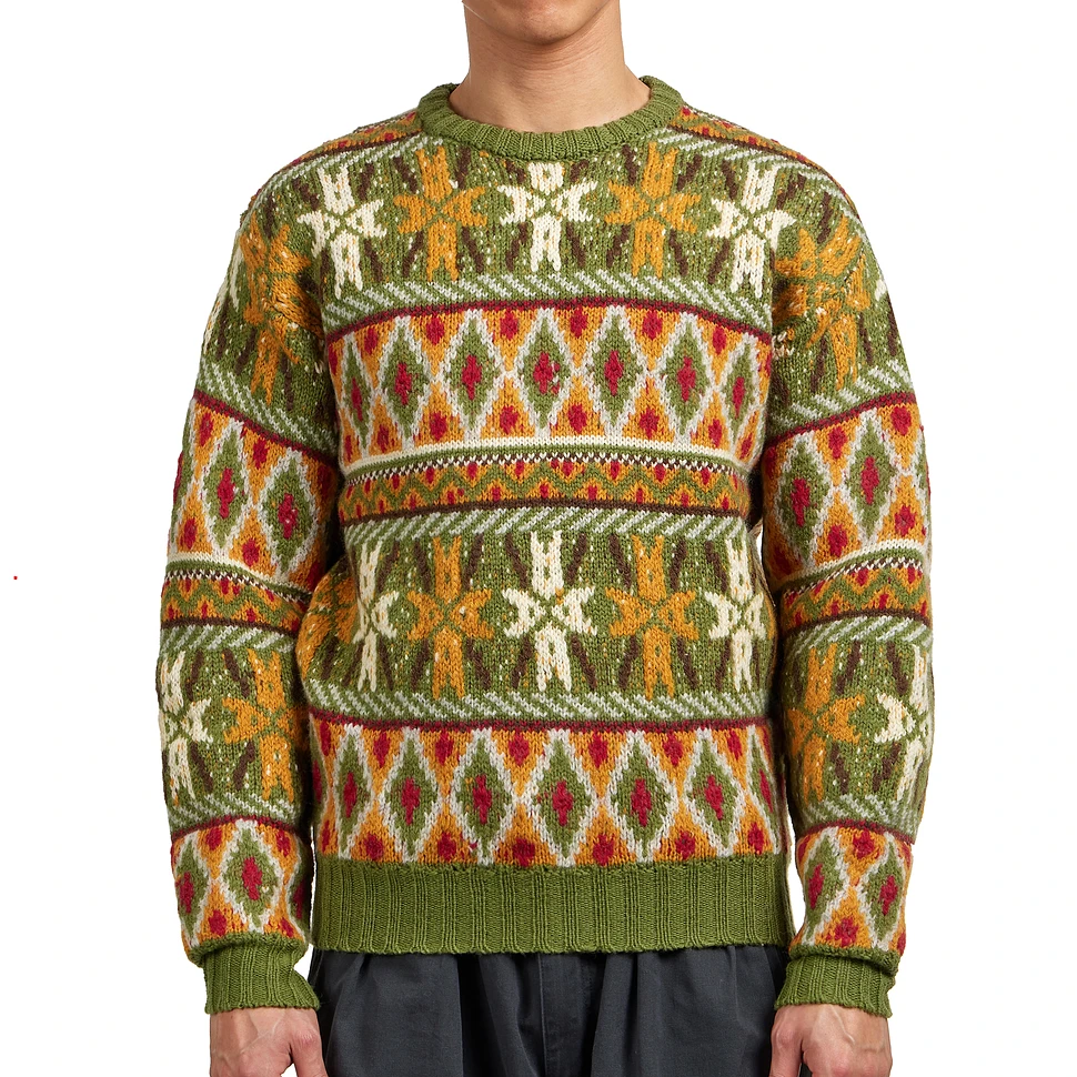 Beams Plus - Crew Fair Isle Pattern 3G