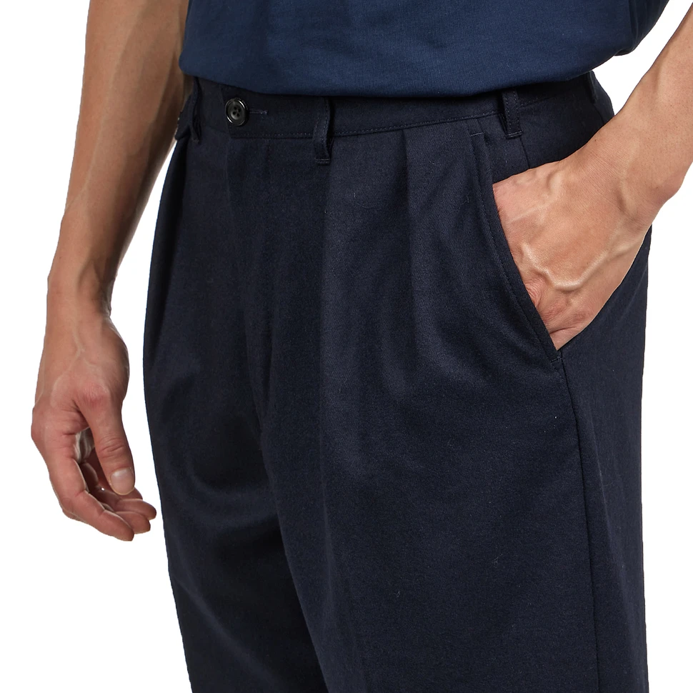 Beams Plus - 2 Pleats Tapered Flannel