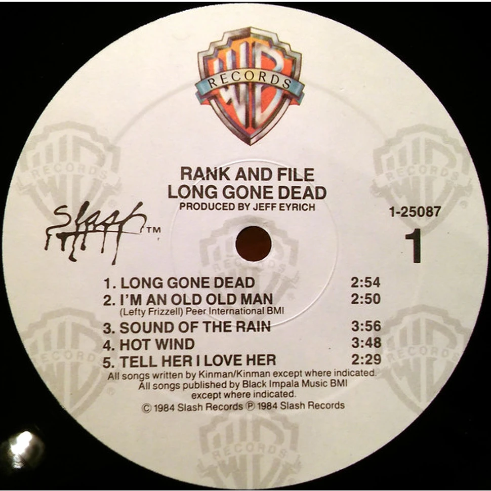 Rank & File - Long Gone Dead