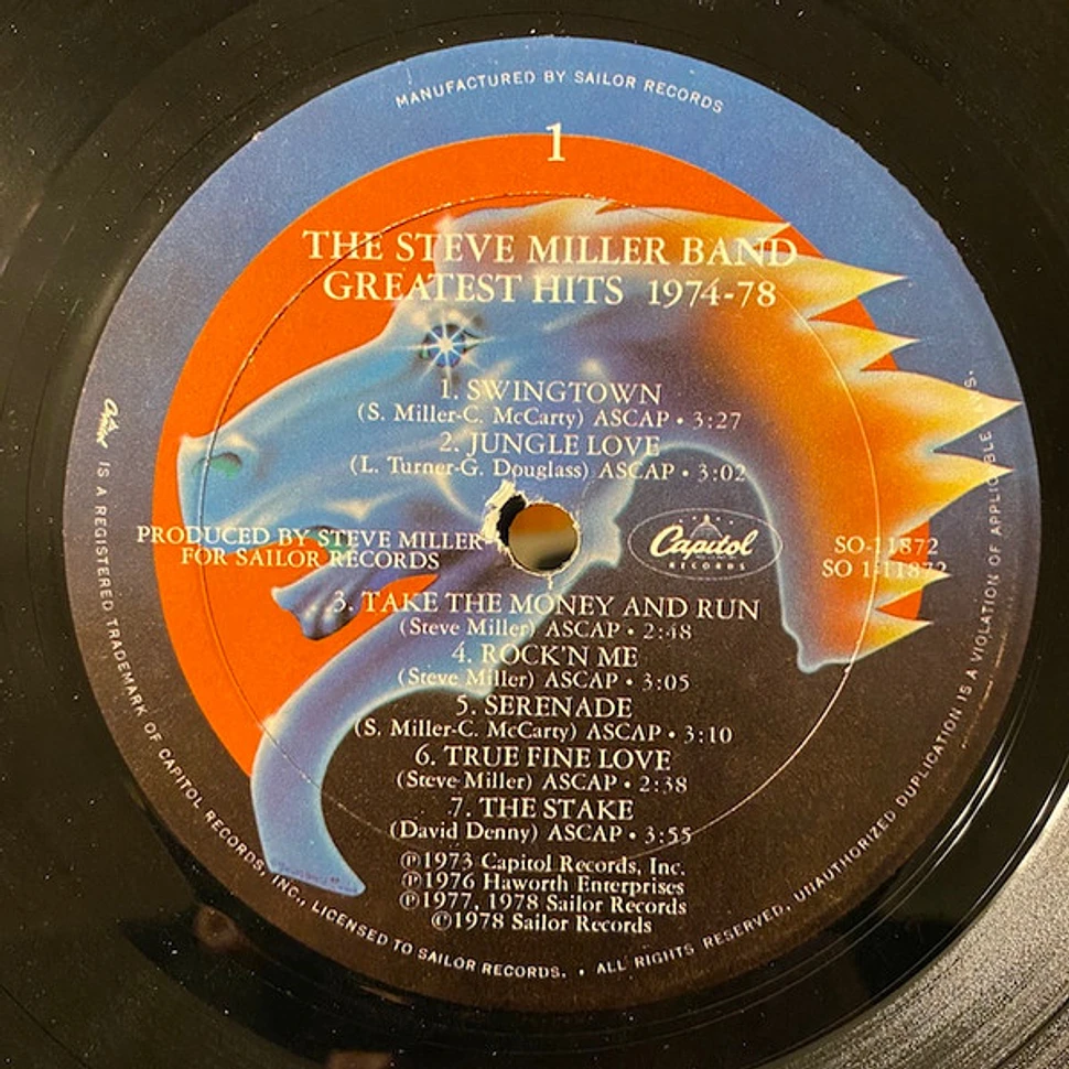 Steve Miller Band - Greatest Hits 1974-78