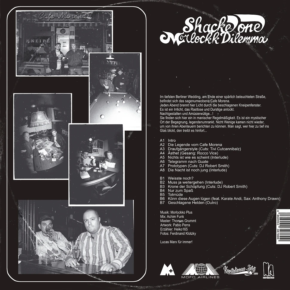 Shacke One & Morlockk Dilemma - Die Legende vom Cafe Morena HHV Exclusive Red Vinyl Edition