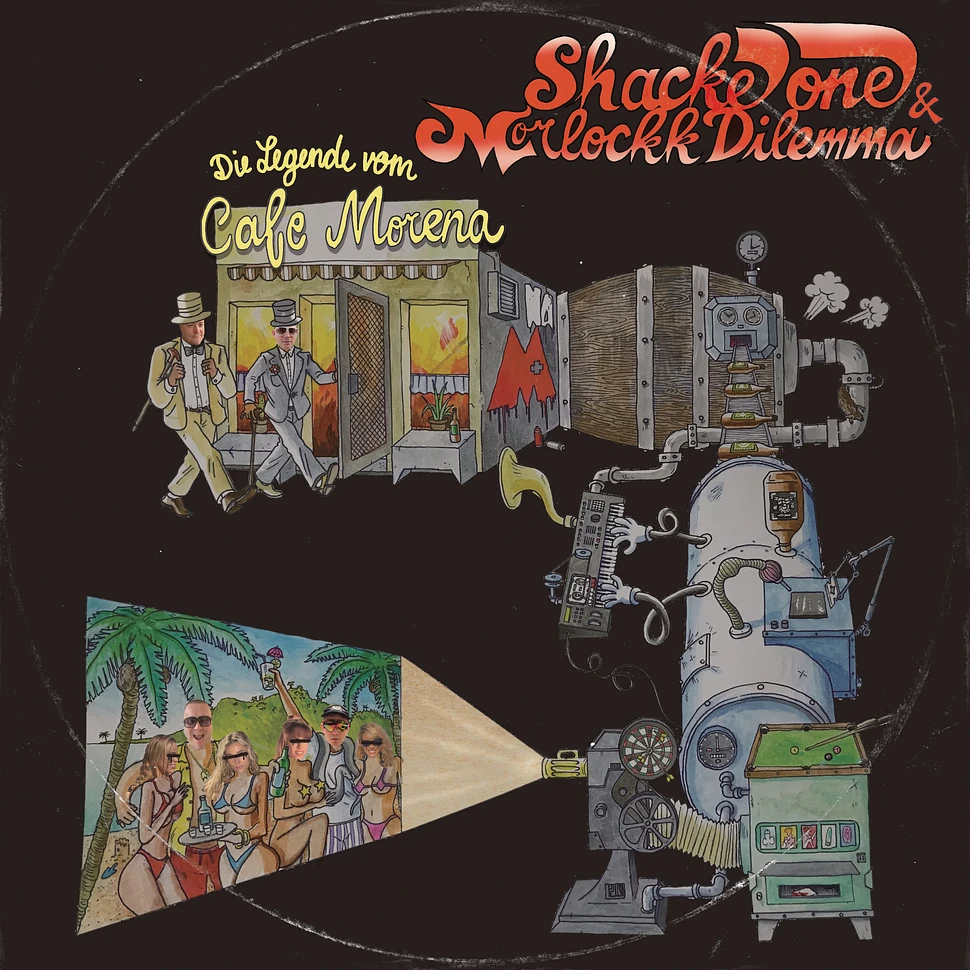 Shacke One & Morlockk Dilemma - Die Legende vom Cafe Morena HHV Exclusive Red Vinyl Edition