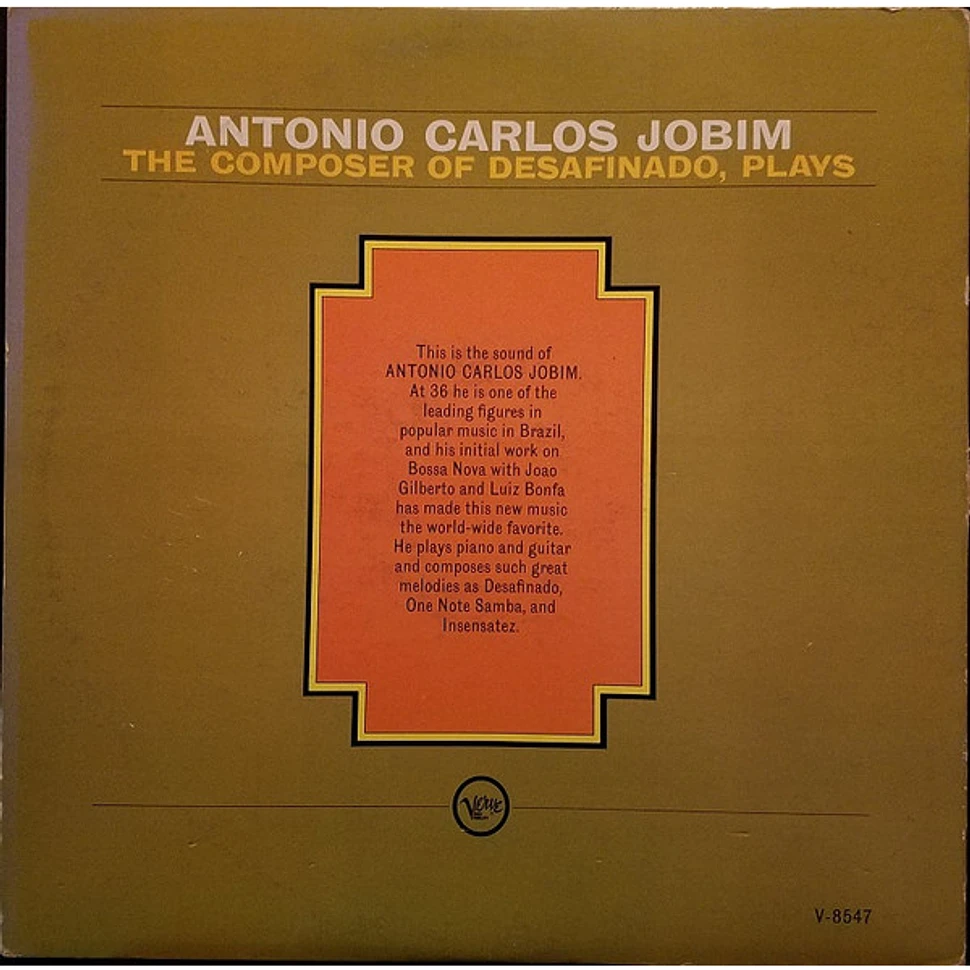 Antonio Carlos Jobim - The Composer Of Desafinado, Plays