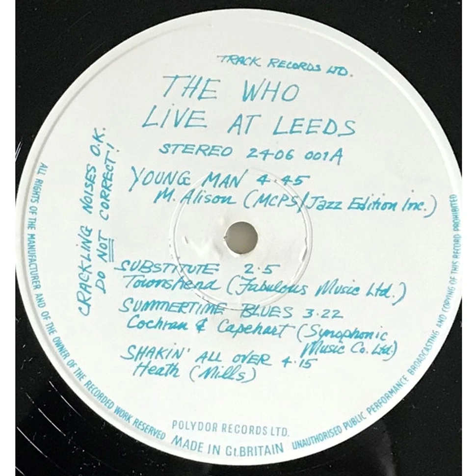 The Who - Live At Leeds