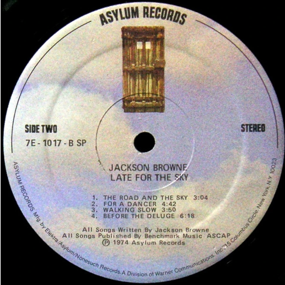 Jackson Browne - Late For The Sky