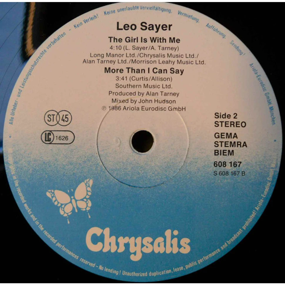 Leo Sayer - Real Life