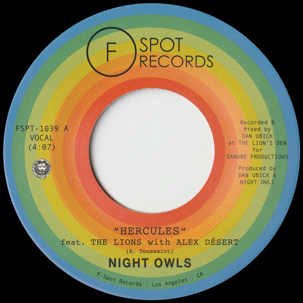 Night Owls - Hercules / Tell It Like It Is