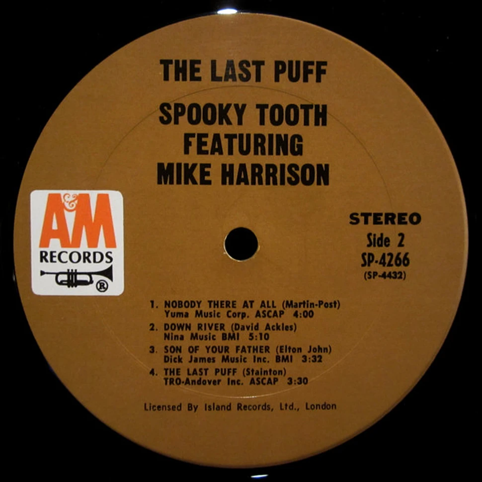 Spooky Tooth Featuring Mike Harrison - The Last Puff