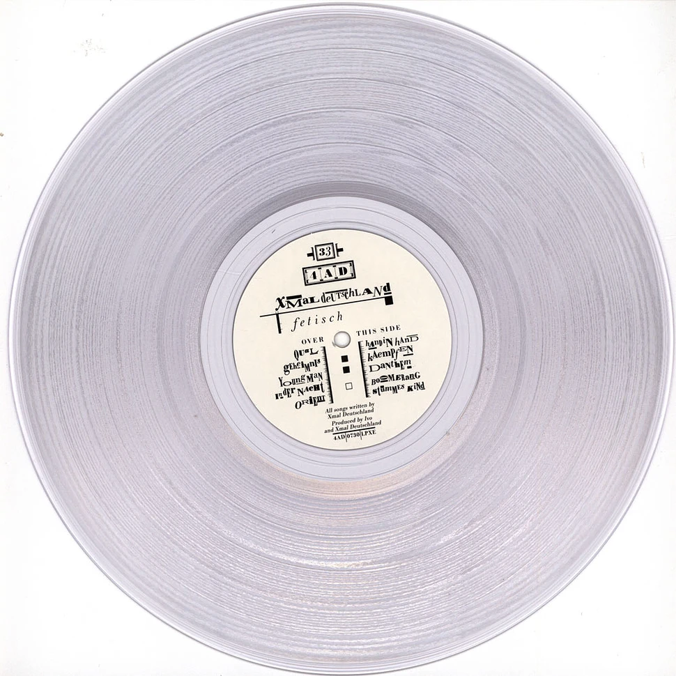Xmal Deutschland - Gift - The 4AD Years Clear Vinyl Edition