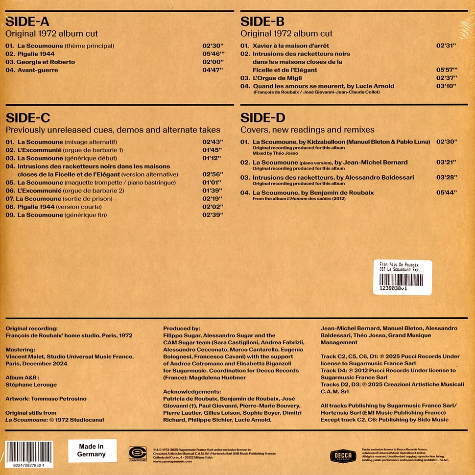 François De Roubaix - OST La Scoumoune Expanded Edition