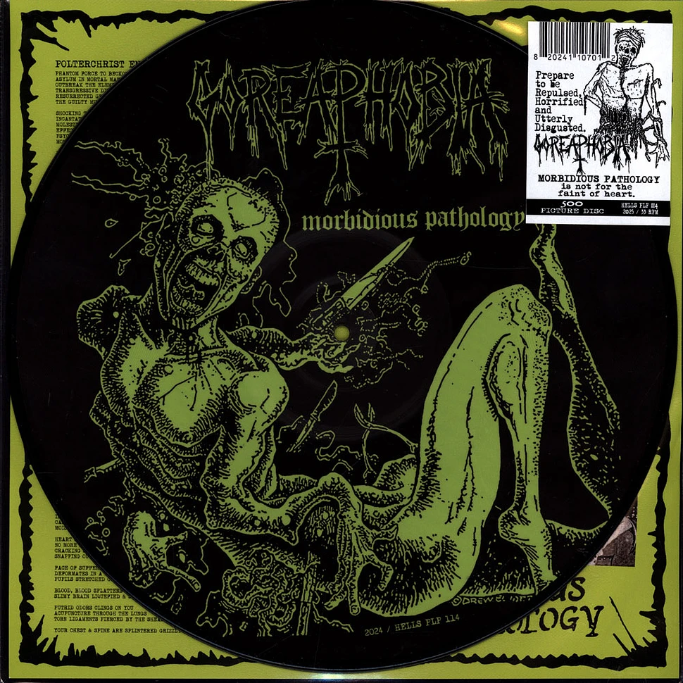 Goreaphobia - Morbidious Pathology Picture Disc Edition - Vinyl LP