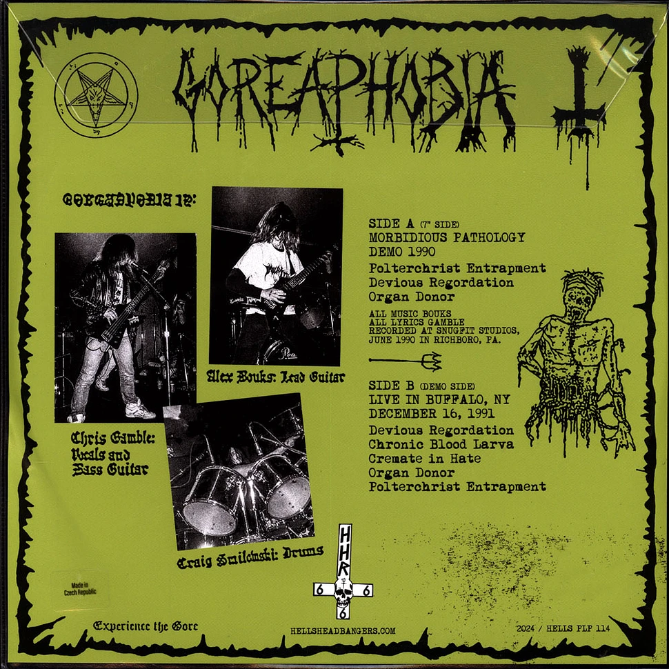 洋楽 Goreaphobia Morbidious Pathology 7EP Morbidious Pathology | GOREAPHOBIA