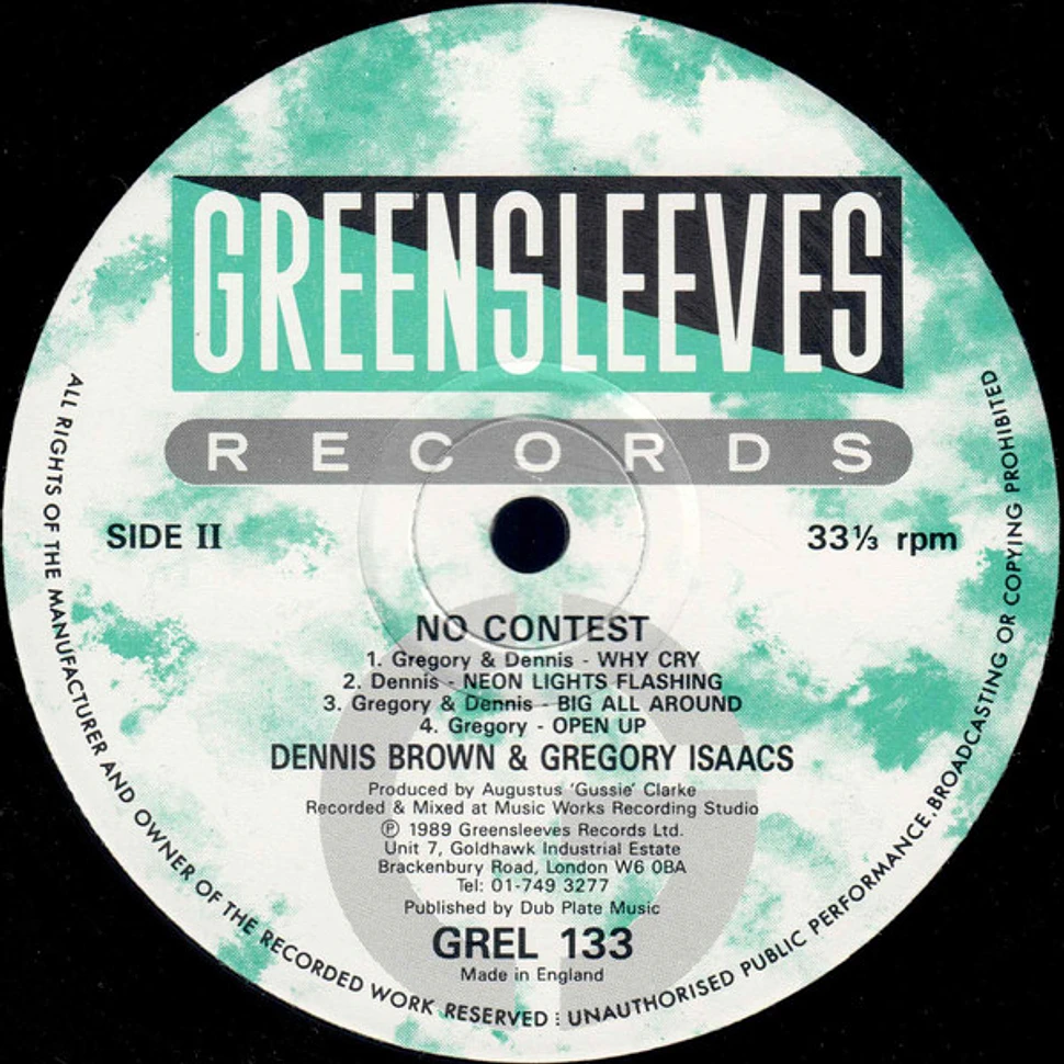 Gregory Isaacs & Dennis Brown - No Contest