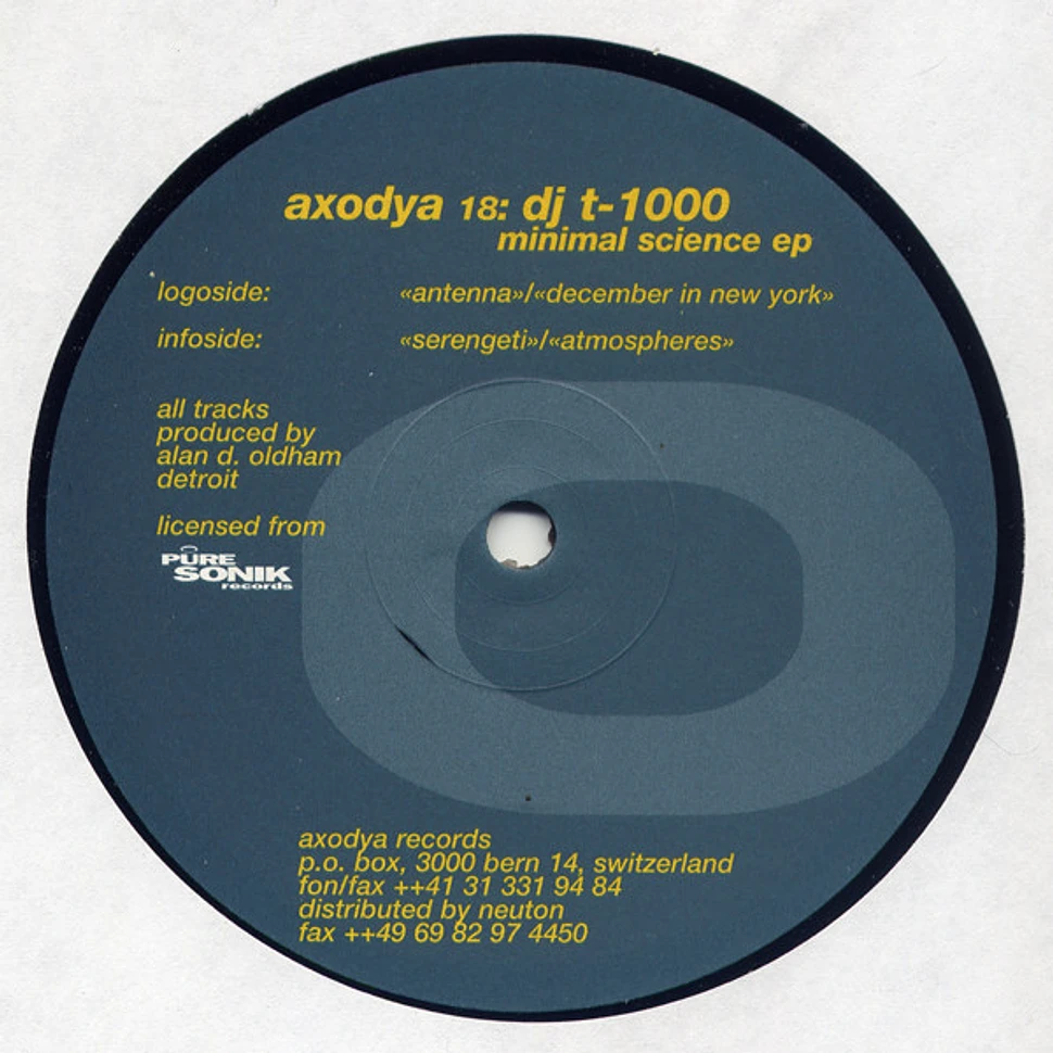 DJ T-1000 - Minimal Science EP