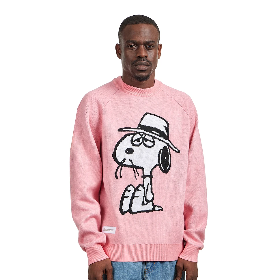 Butter Goods x Peanuts Spike Knit Sweater (Light Pink) HHV