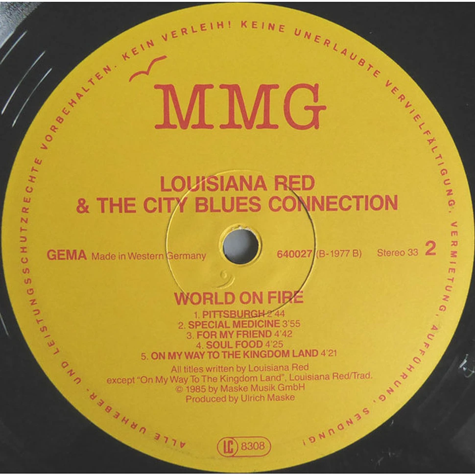 Louisiana Red & City Blues Connection - World On Fire