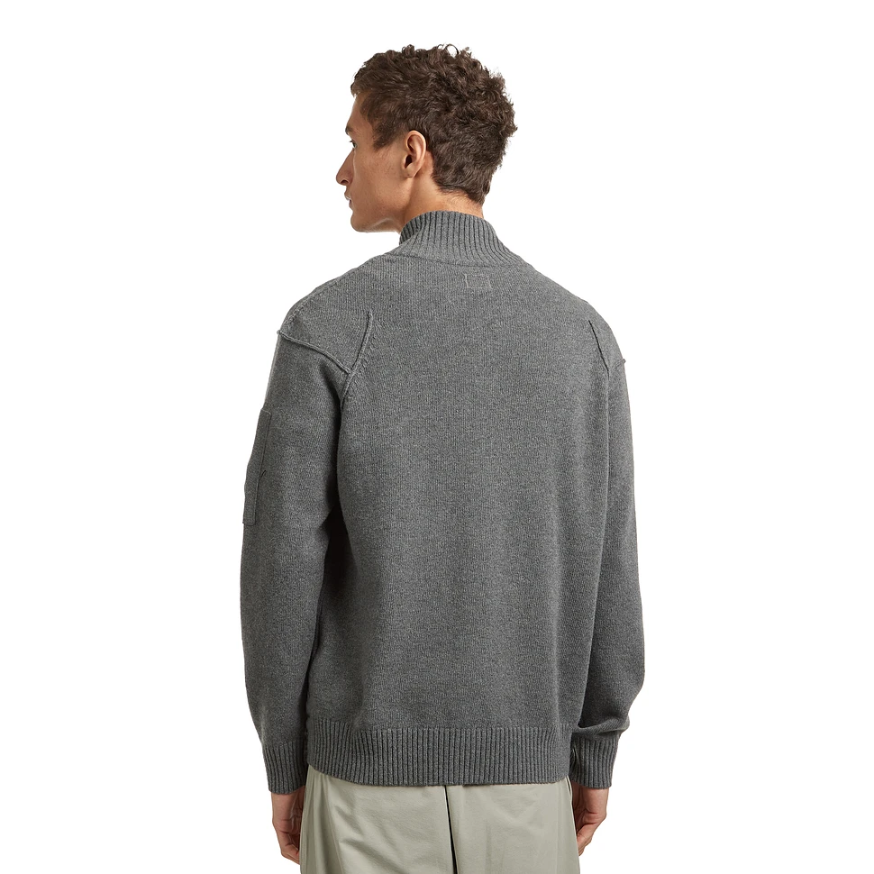 C.P. Company - Lambswool GRS Full Zip Sweater