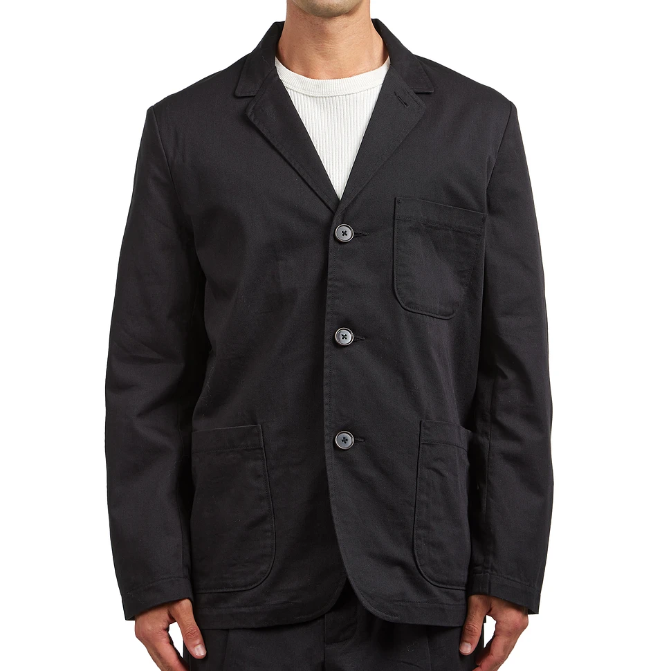 Universal Works Three Button Universal Works - Three Button Jacket (Black) | HHV