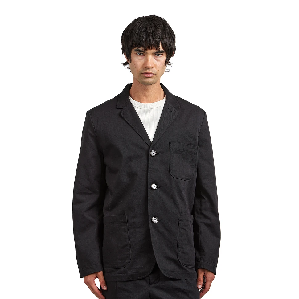 Universal Works Three Button Universal Works - Three Button Jacket (Black) | HHV