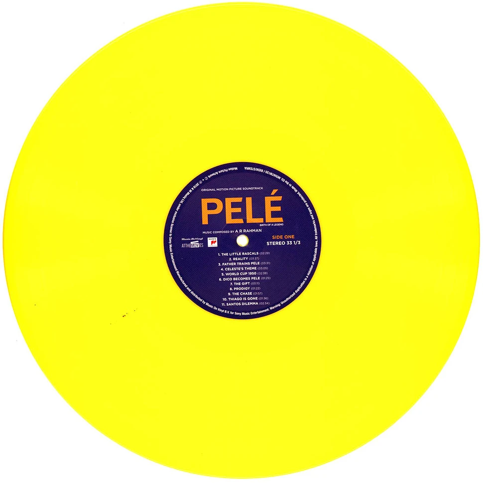 V.A. - OST Pelé: Birth Of A Legend Limited Yellow Vinyl Edition
