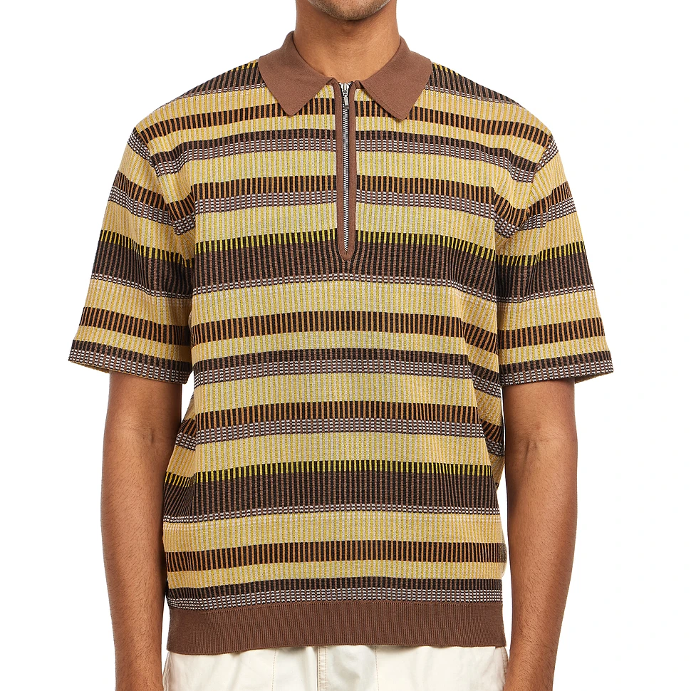 Beams Plus - Half Zip Knit Polo