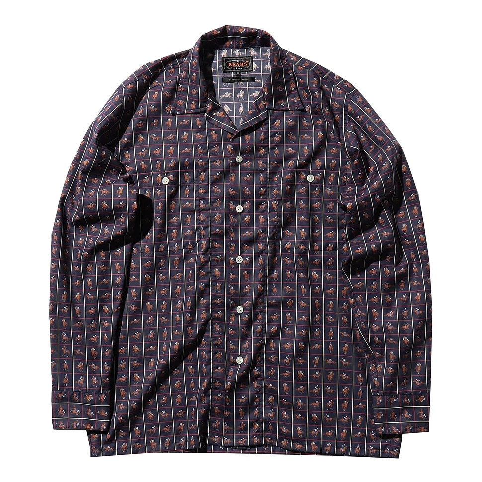 Beams Plus - Mil Open Collar Derby Tattersall