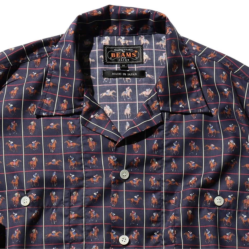 Beams Plus - Mil Open Collar Derby Tattersall
