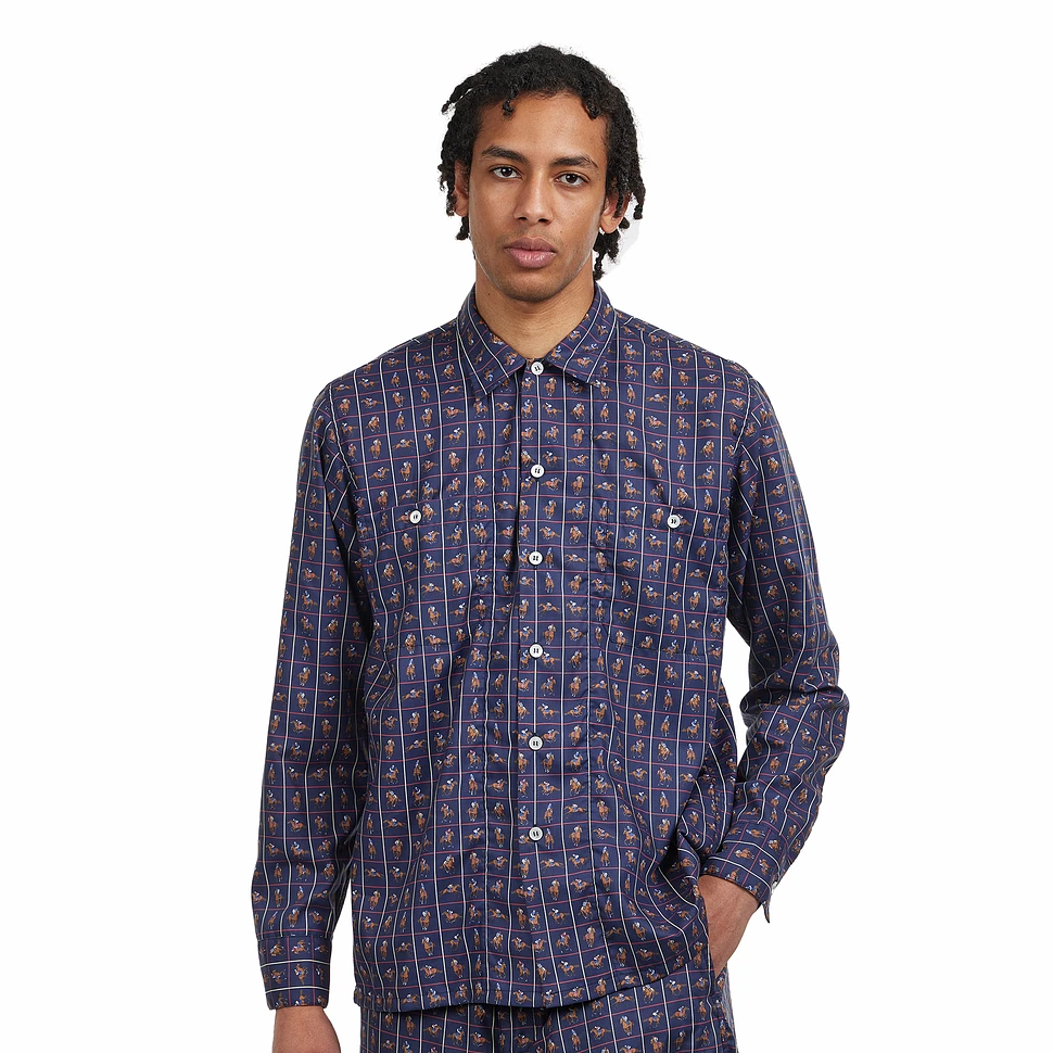 Beams Plus - Mil Open Collar Derby Tattersall