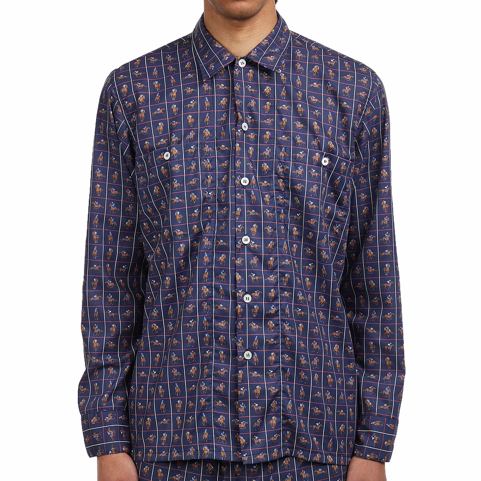 Beams Plus - Mil Open Collar Derby Tattersall