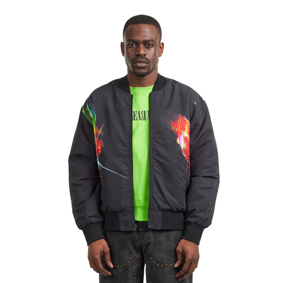 PLEASURES x Daft Punk - Daft Club Reversible Bomber (Black) | HHV