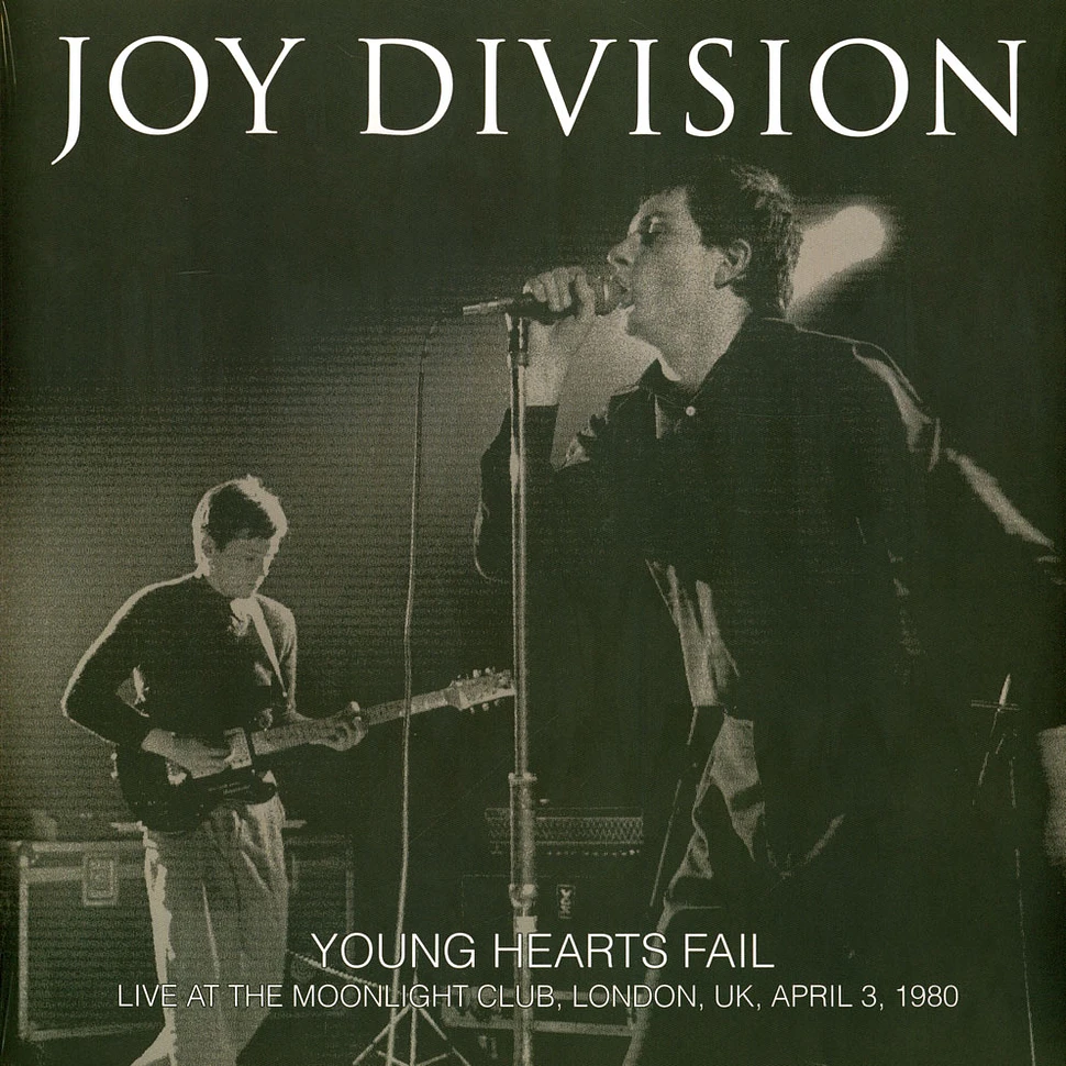 洋楽 JOY DIVISION YOUNG HEARTS FAIL LP JOY DIVISION - Young Hearts Fail: Live At The Moonlight Club