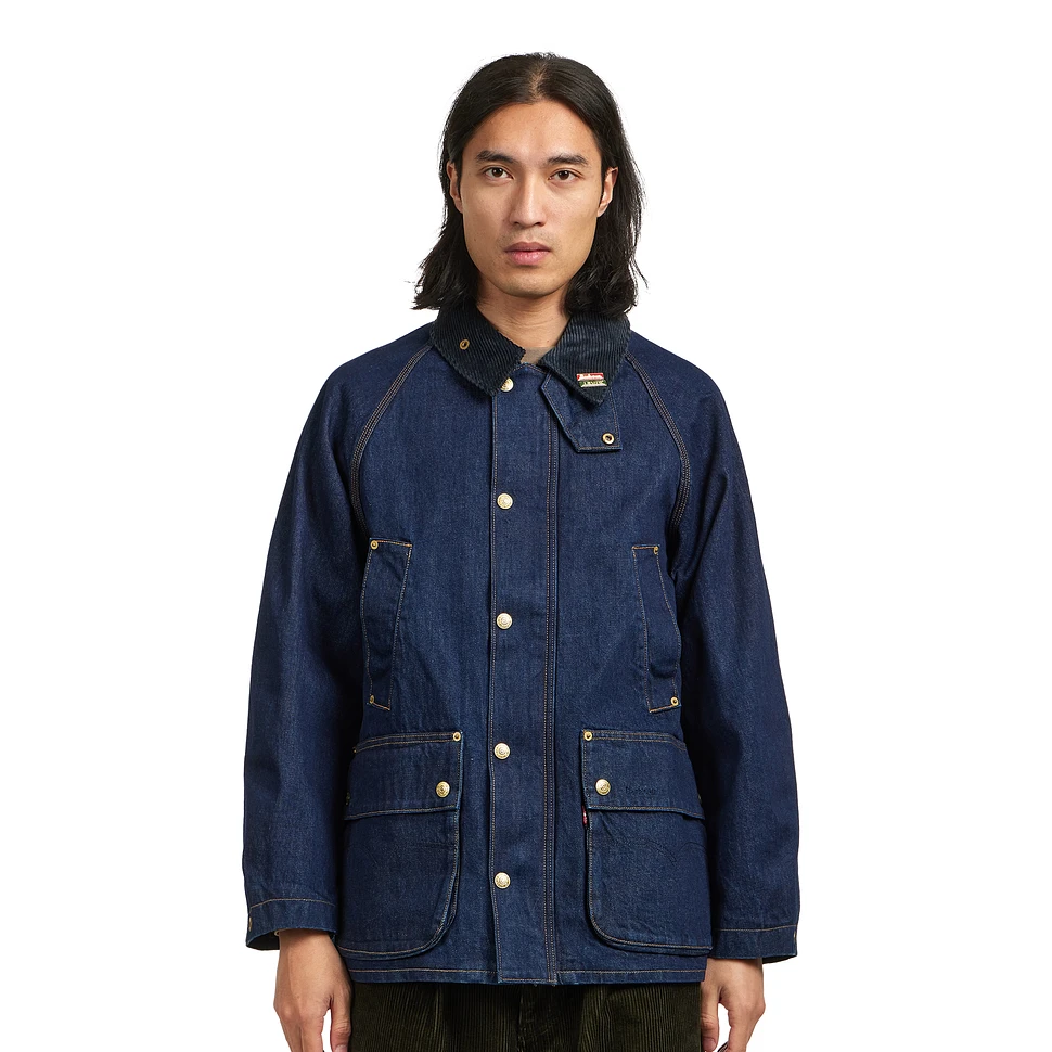LEVI'S ® BARBOUR OVERSIZED BEDALE DENIM Buy Barbour x Levi's Oversized Bedale Denim Jacket for N/A 0.0