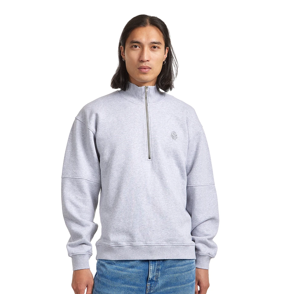 Edwin - Koji Half Zip Sweat (Grey Marl) | HHV