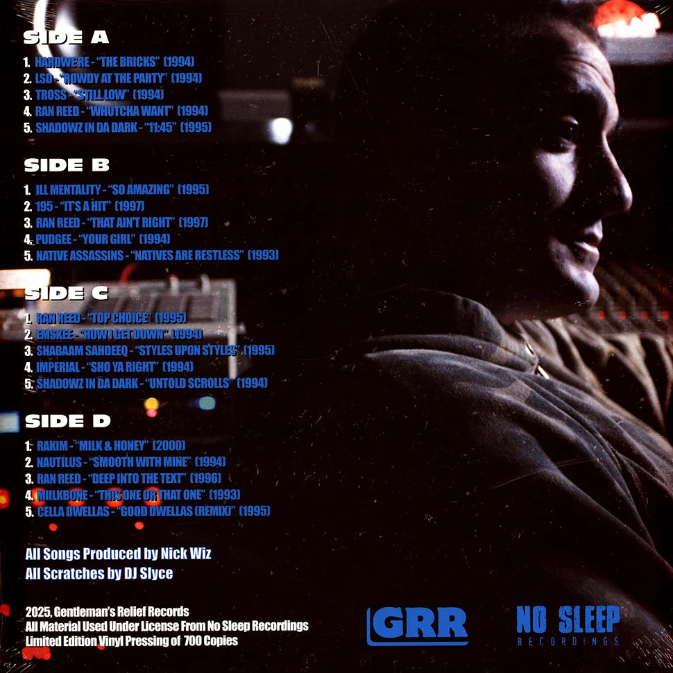 Nick Wiz - Cellar Selections Volume 2 (1993-1997) Blue Vinyl Edition