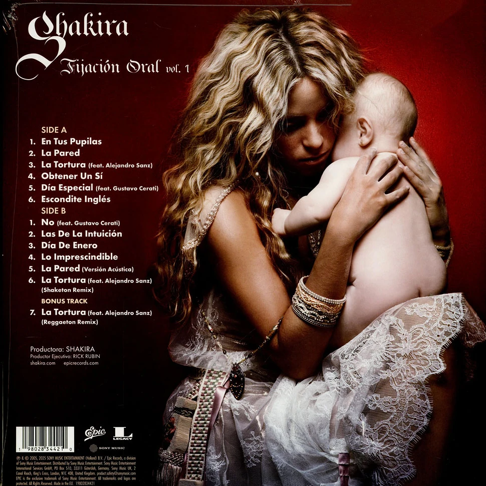 Shakira - Fijación Oral Vol. 1 Colored Vinyl Edition