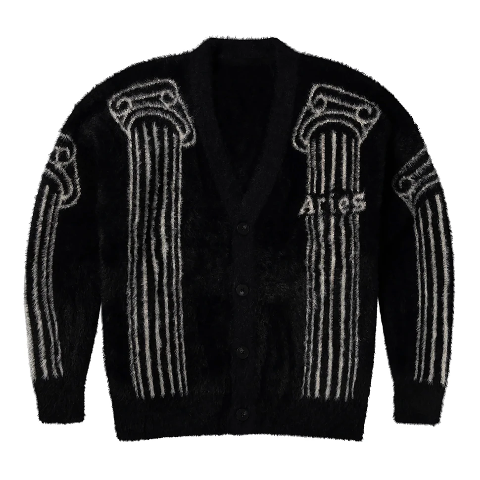 Aries - Oversized Chenille Column Knit Cardigan