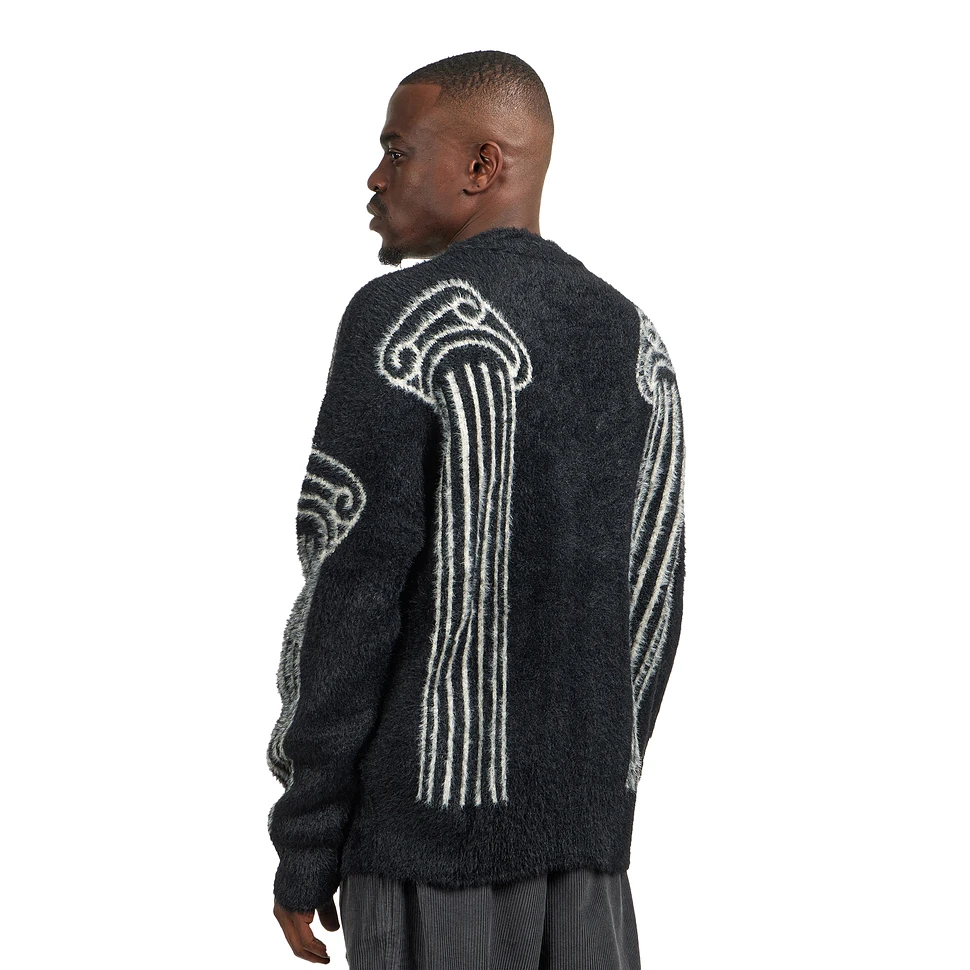 Aries - Oversized Chenille Column Knit Cardigan