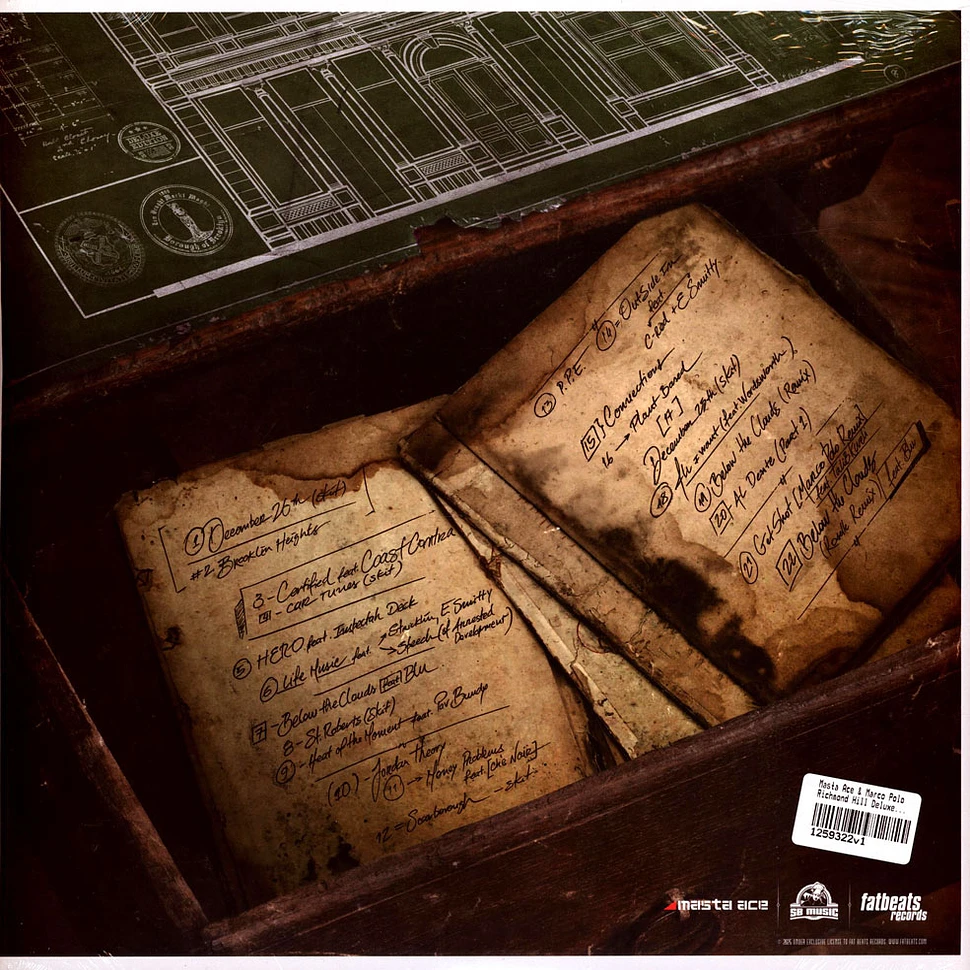 Masta Ace & Marco Polo - Richmond Hill Deluxe Black Vinyl Edition