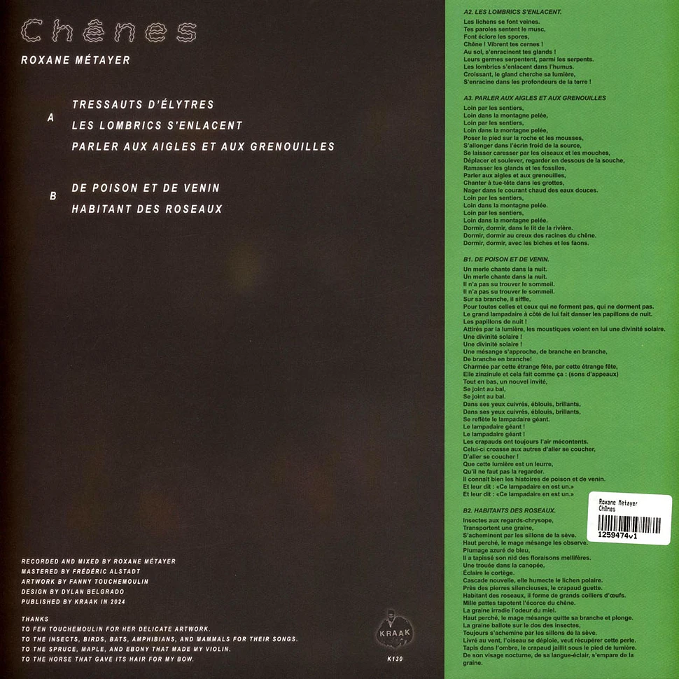 Roxane Metayer - Chênes