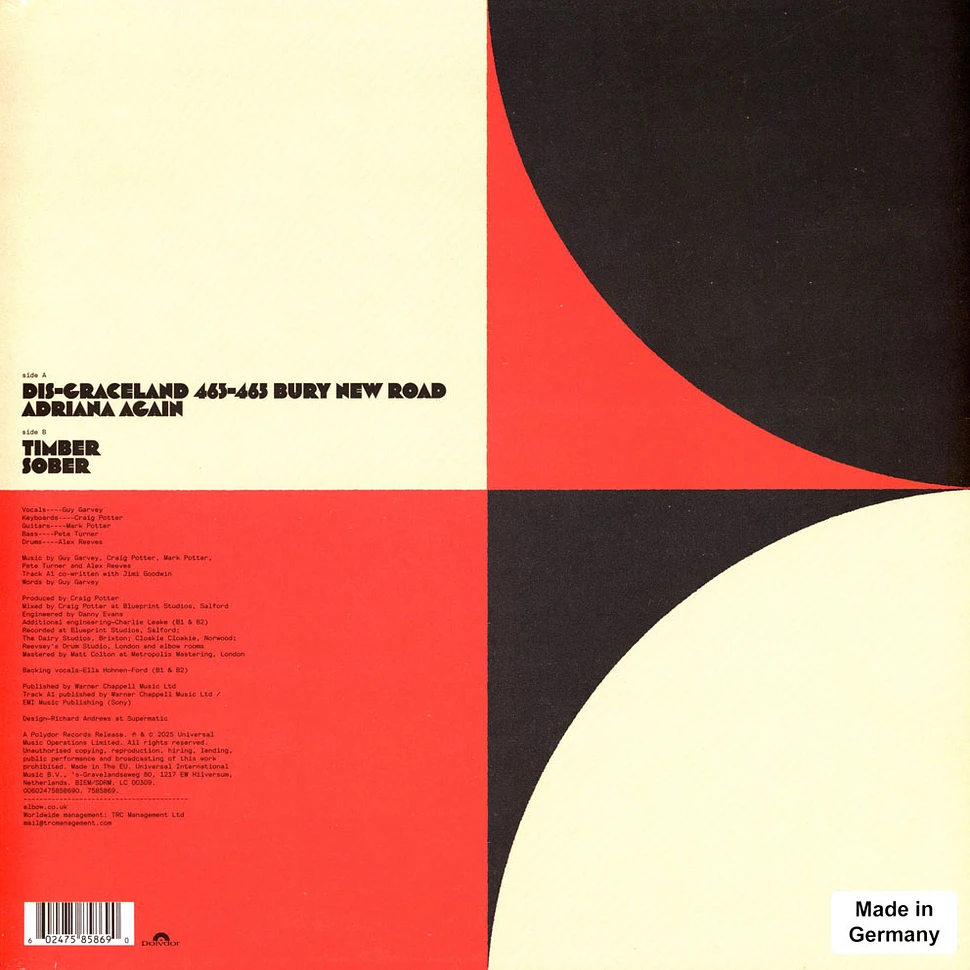 Elbow - Audio Vertigo Echo: Elbow EP Limited White Vinyl Edition