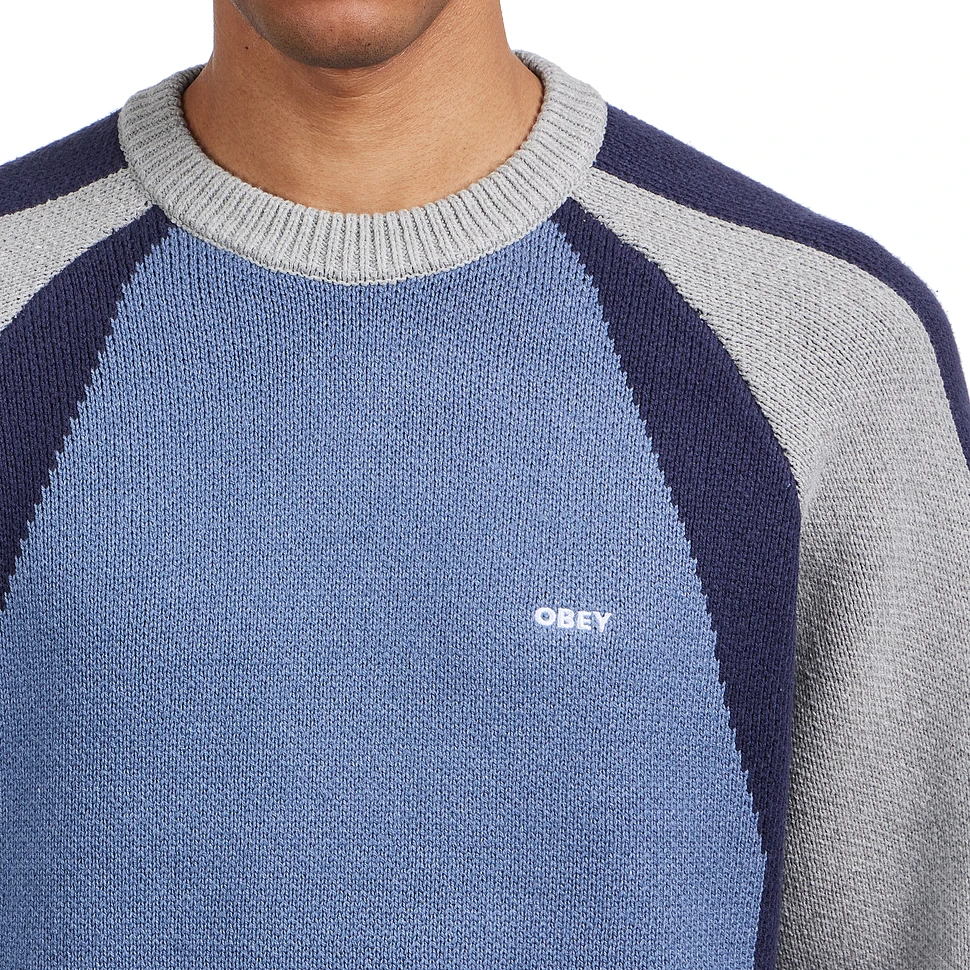 Obey - Raglan Crew Neck Sweater