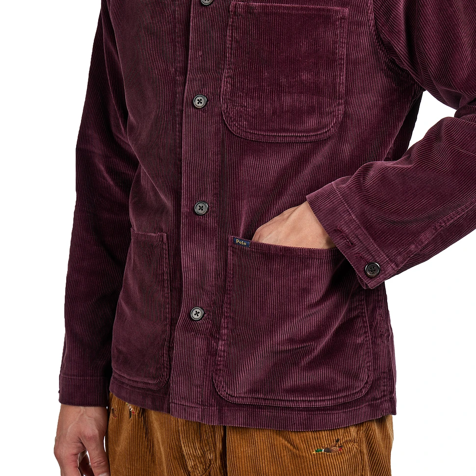 Polo Ralph Lauren - Utility Shirt Jacket (Rich Ruby) | HHV