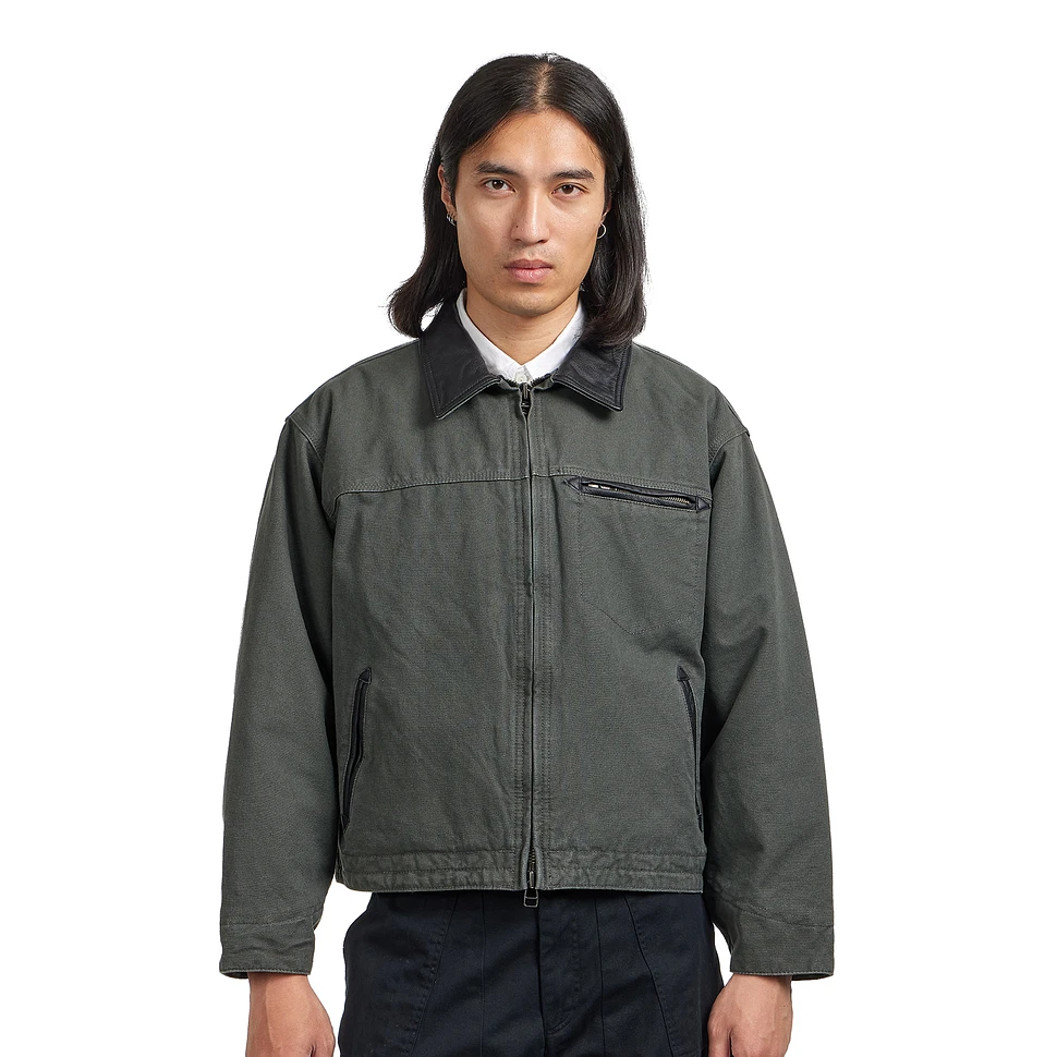 FrizmWORKS - Heavy Canvas Destroyed Work Jacket (Olive) | HHV FrizmWORKS - Heavy Canvas Destroyed Work Jacket (Olive) | HHV