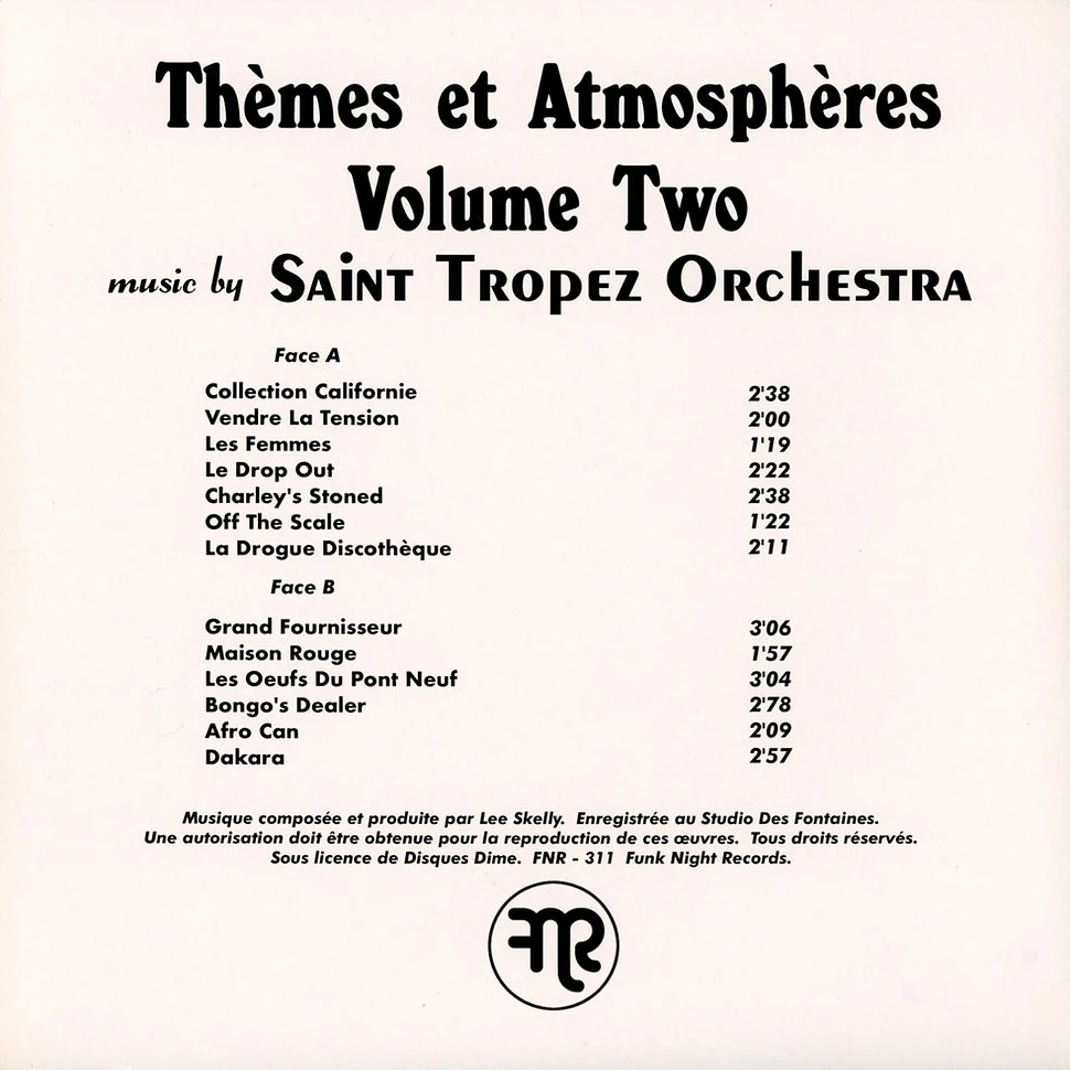 Saint Tropez Orchestra - Themes Et Atmospheres Volume 2 HHV Exclusive Grey Marbled Vinyl Edition