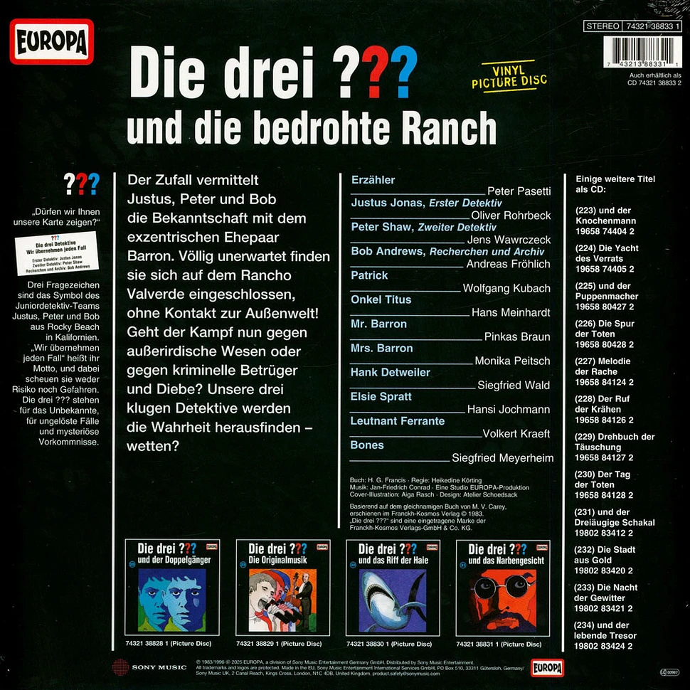 Die Drei ??? - Folge 033: und Die Bedrohte Ranch