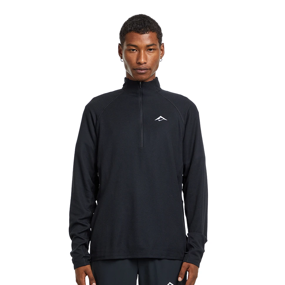 Midlayer Top Nike - Trail Mid-Layer Top (Black / Summit White) | HHV