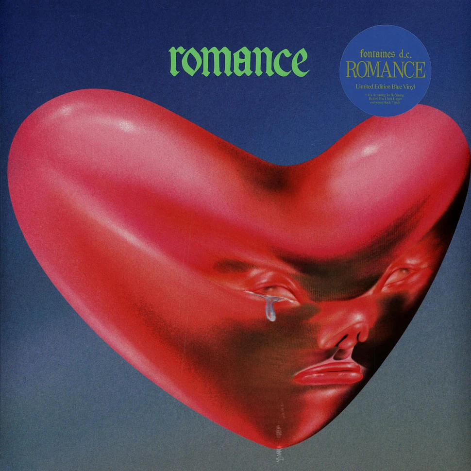 Fontaines D.C. - Romance Limited Turquoise Blue Bonus Edition