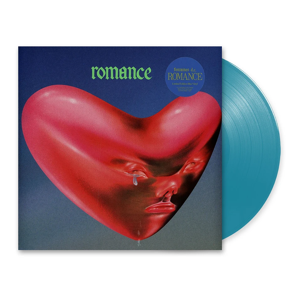Fontaines D.C. - Romance Limited Turquoise Blue Bonus Edition
