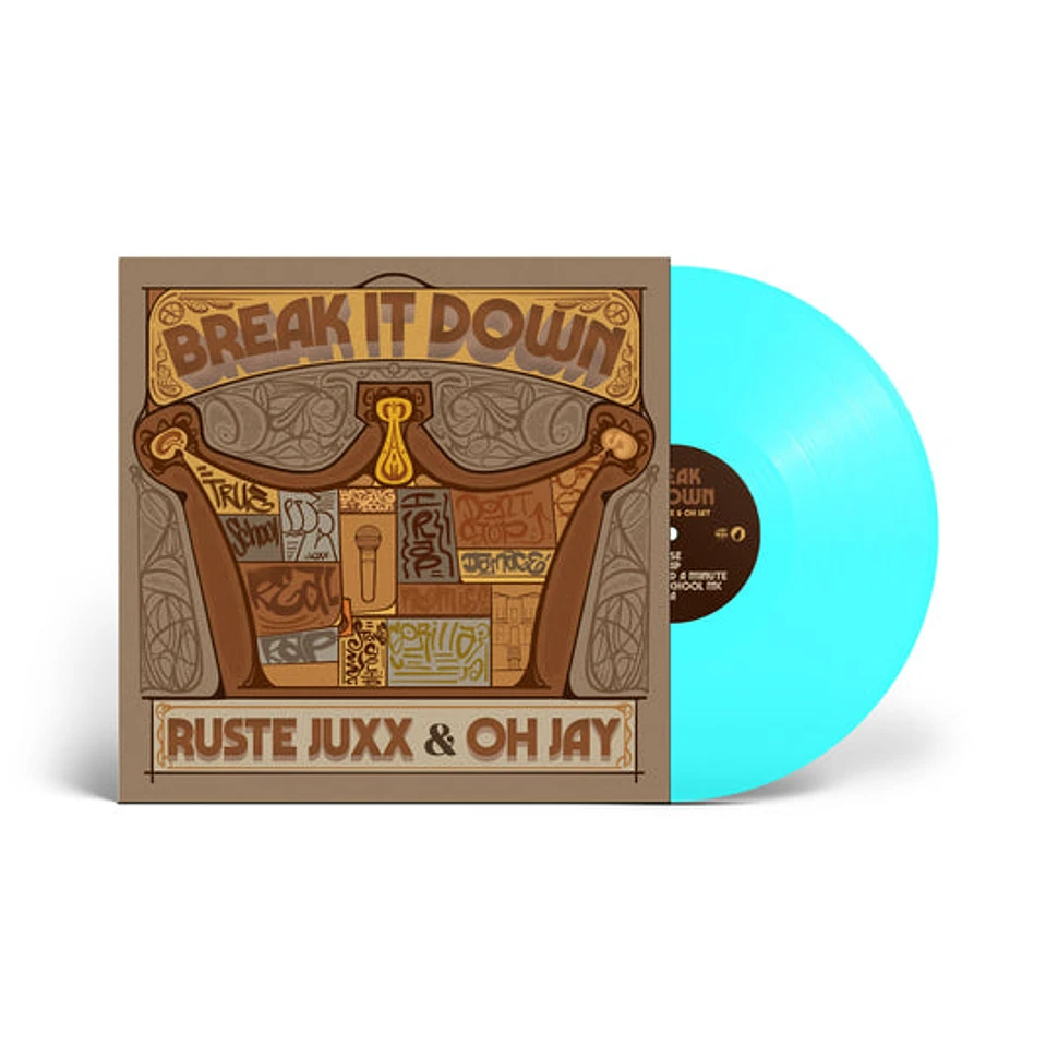 Ruste Juxx & Oh Jay - Break It Down Electric Blue Vinyl Edition
